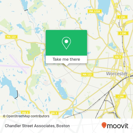 Chandler Street Associates map