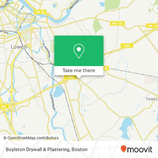 Boylston Drywall & Plastering map