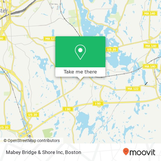 Mapa de Mabey Bridge & Shore Inc