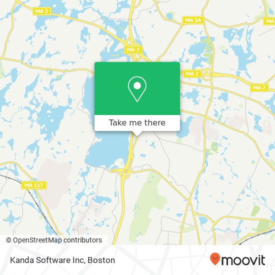 Kanda Software Inc map