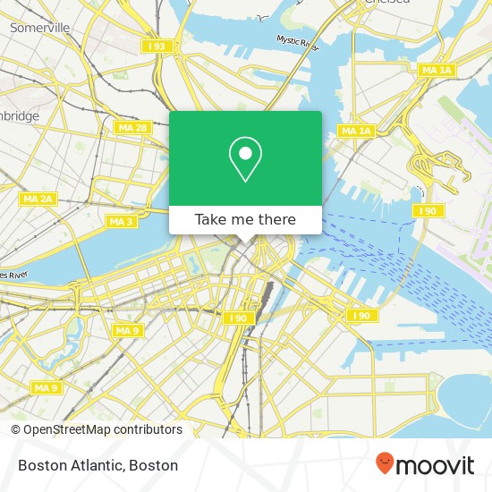 Boston Atlantic map