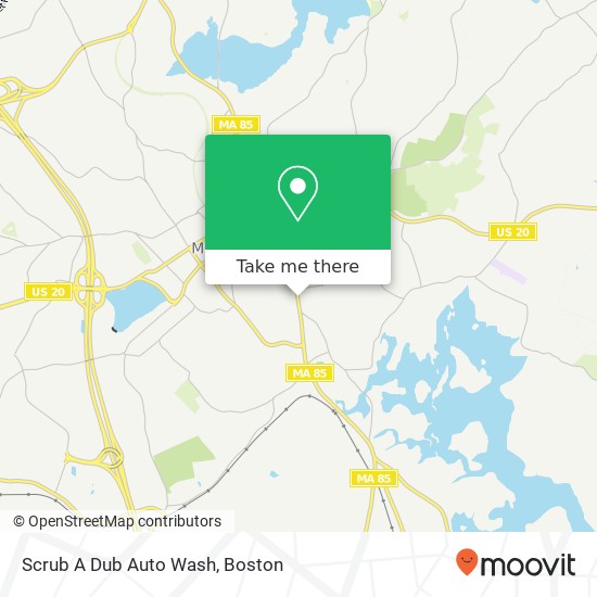 Mapa de Scrub A Dub Auto Wash