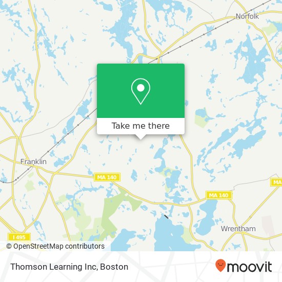 Mapa de Thomson Learning Inc