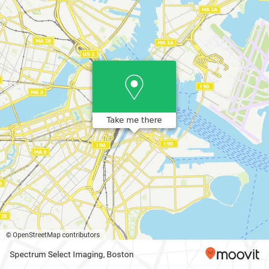 Spectrum Select Imaging map