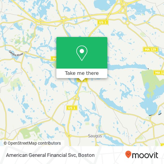 American General Financial Svc map