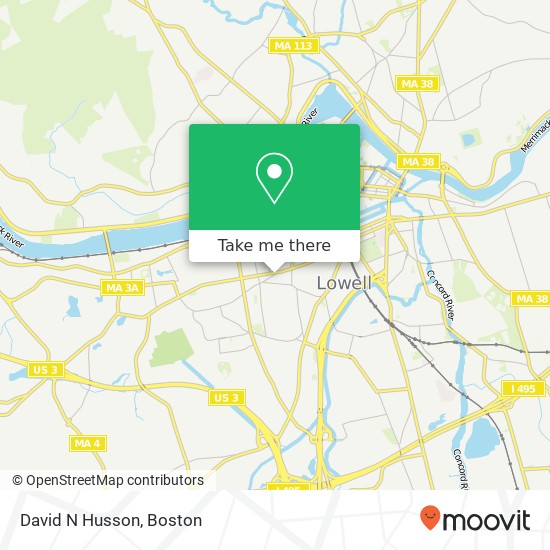 David N Husson map