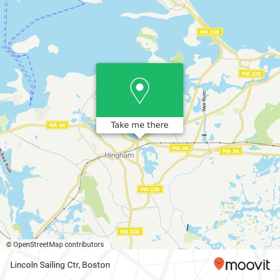 Mapa de Lincoln Sailing Ctr