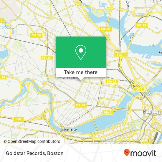 Goldstar Records map