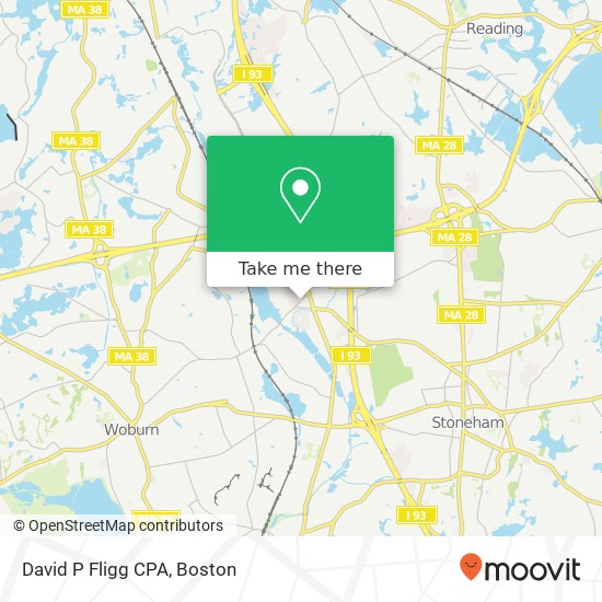 David P Fligg CPA map