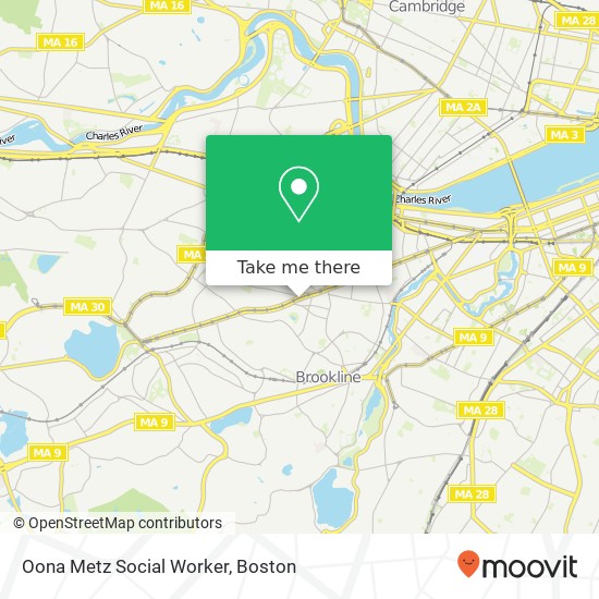 Mapa de Oona Metz Social Worker