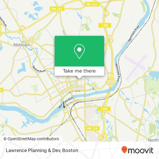 Lawrence Planning & Dev map
