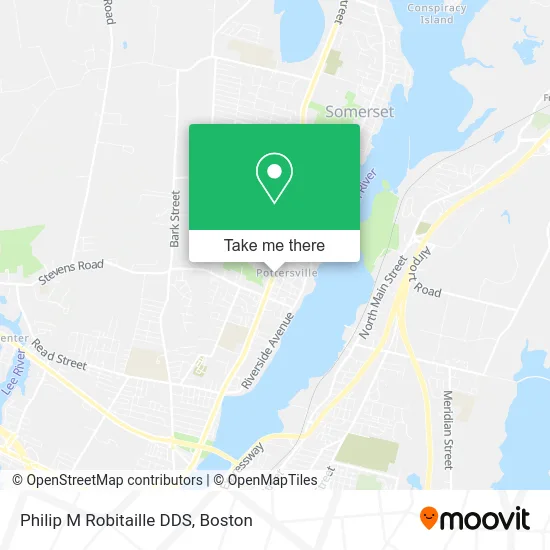 Philip M Robitaille DDS map