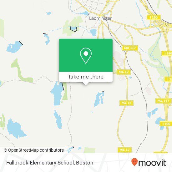 Fallbrook Elementary School map