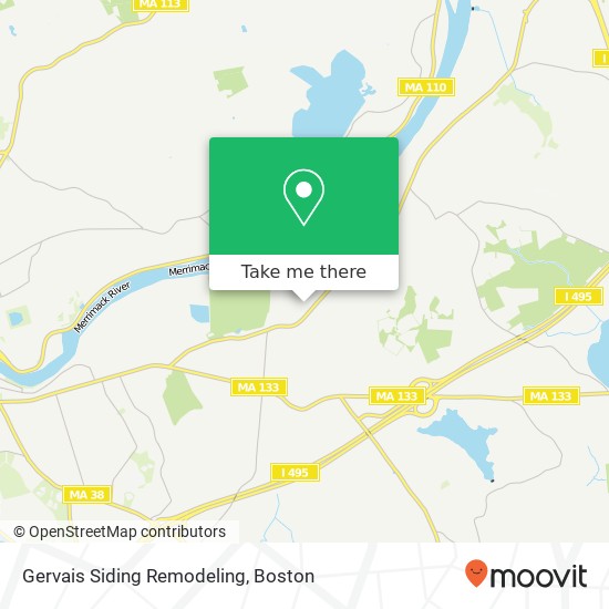 Gervais Siding Remodeling map