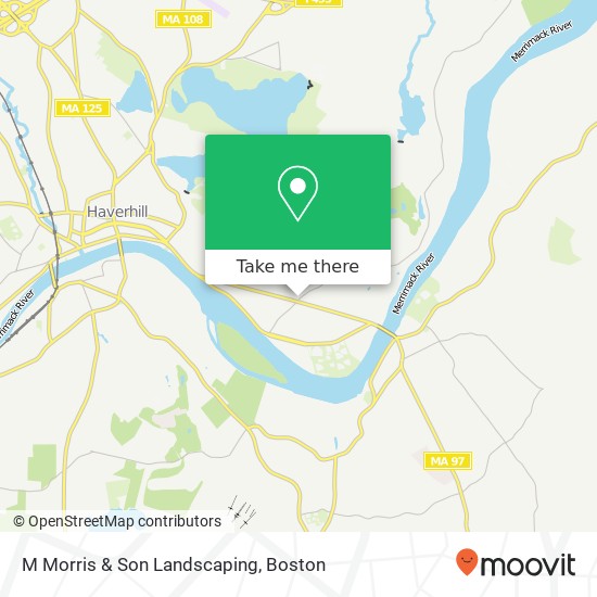 M Morris & Son Landscaping map