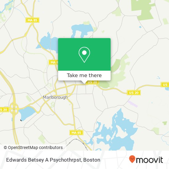 Edwards Betsey A Psychothrpst map
