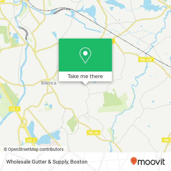 Wholesale Gutter & Supply map