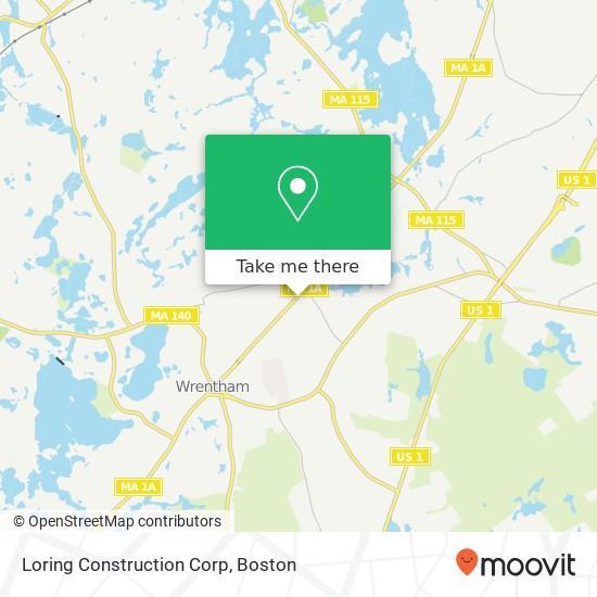 Mapa de Loring Construction Corp