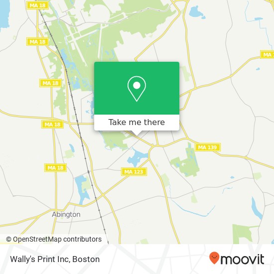 Wally's Print Inc map