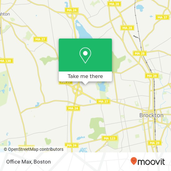 Office Max map