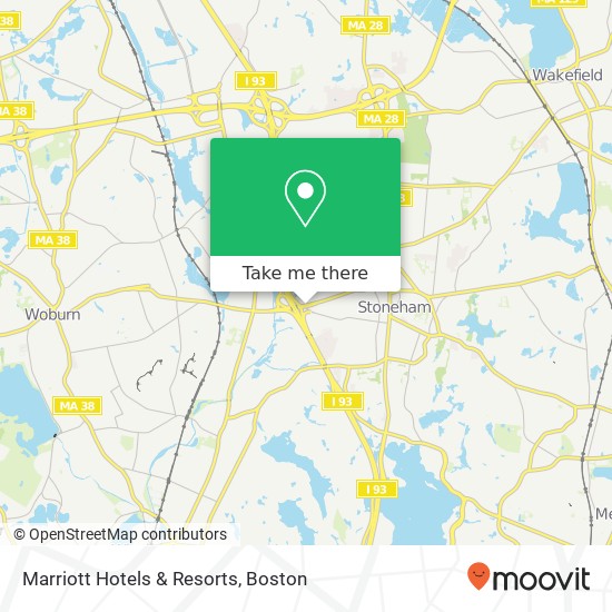 Marriott Hotels & Resorts map