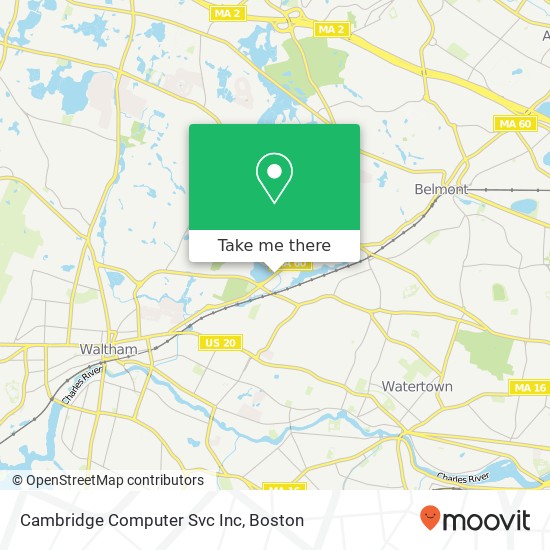 Mapa de Cambridge Computer Svc Inc