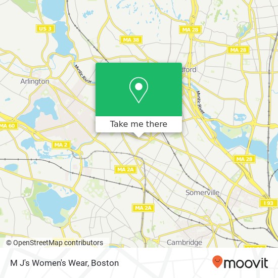 M J's Women's Wear map