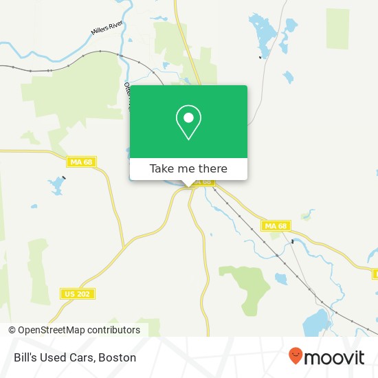 Bill's Used Cars map