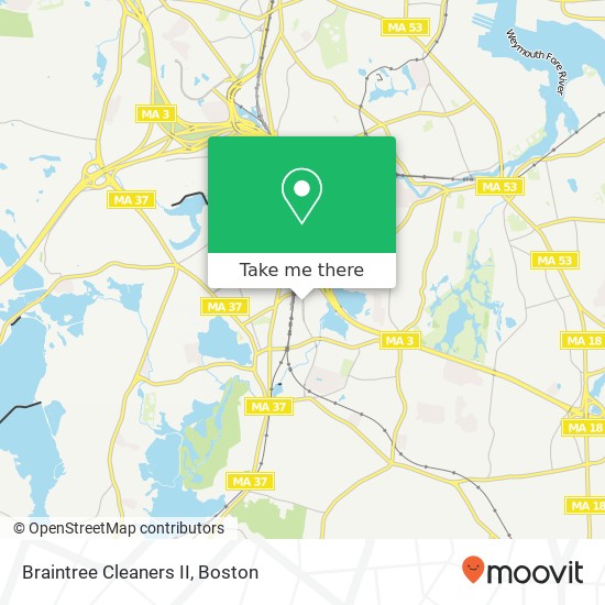 Mapa de Braintree Cleaners II