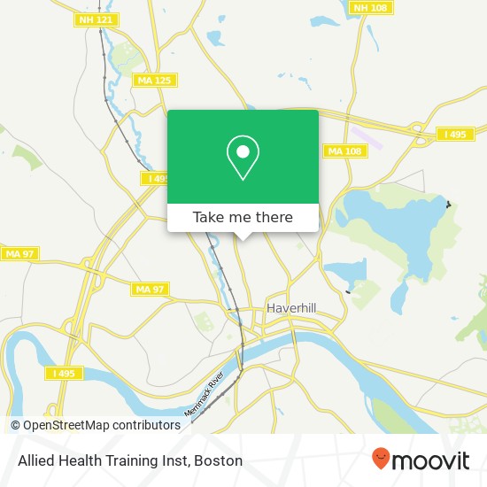 Allied Health Training Inst map