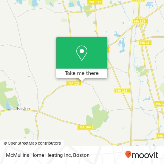 Mapa de McMullins Home Heating Inc