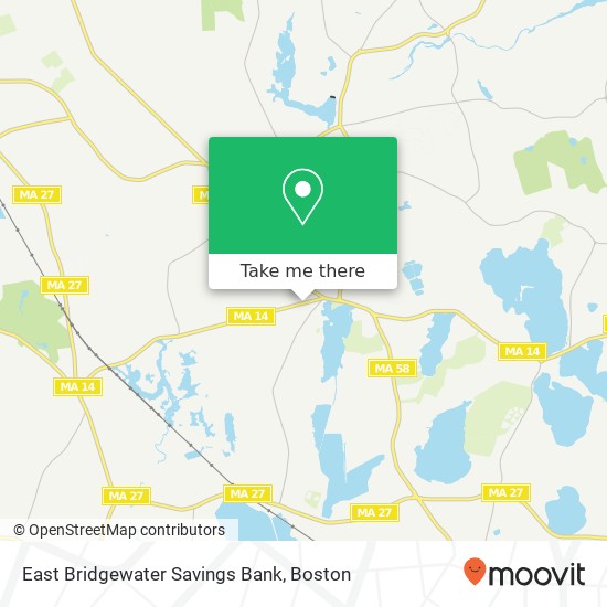 East Bridgewater Savings Bank map