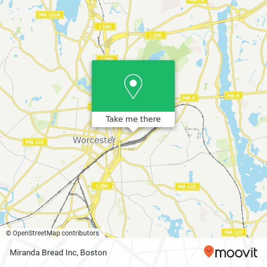 Miranda Bread Inc map