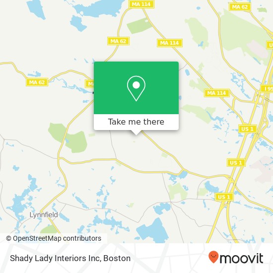 Mapa de Shady Lady Interiors Inc