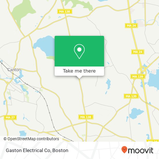 Mapa de Gaston Electrical Co