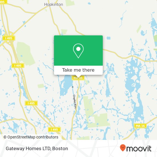 Gateway Homes LTD map