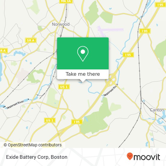 Exide Battery Corp map