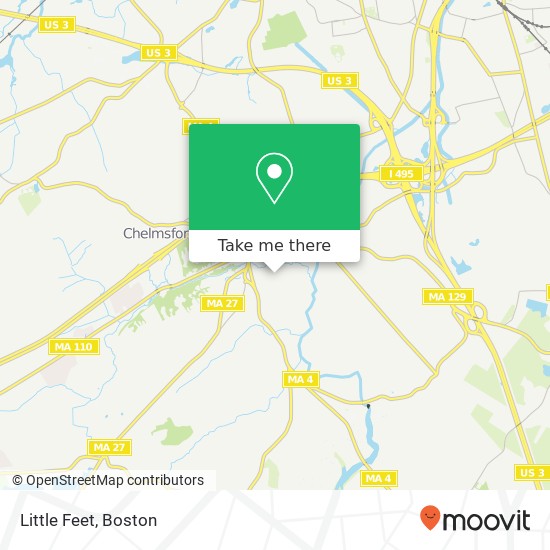 Little Feet map