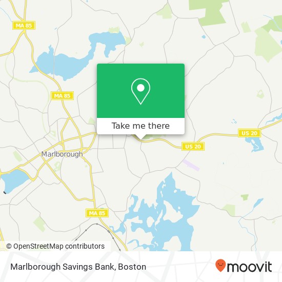 Mapa de Marlborough Savings Bank