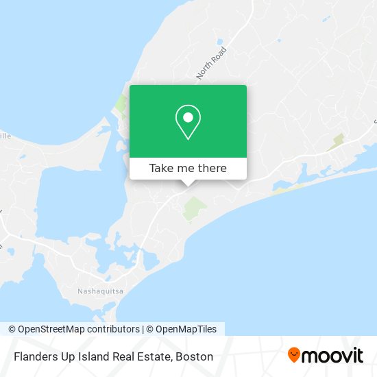 Flanders Up Island Real Estate map