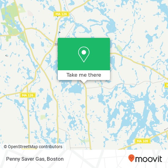 Penny Saver Gas map