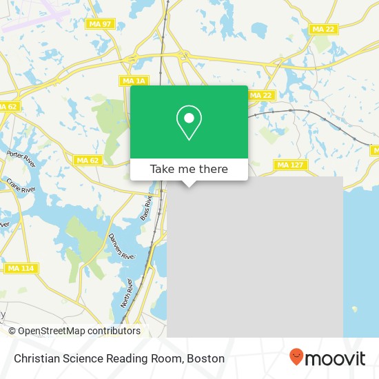 Christian Science Reading Room map