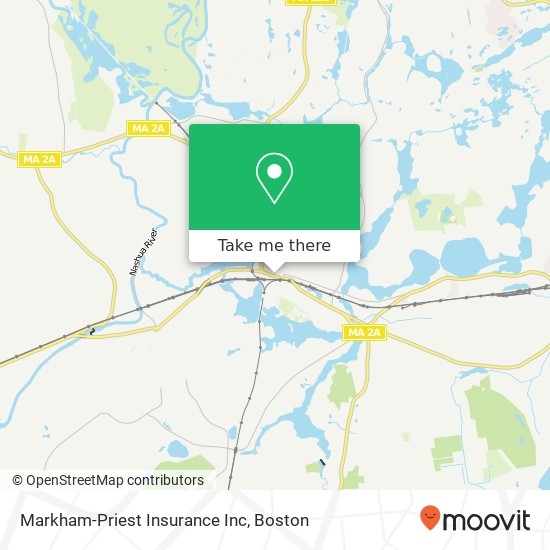 Mapa de Markham-Priest Insurance Inc