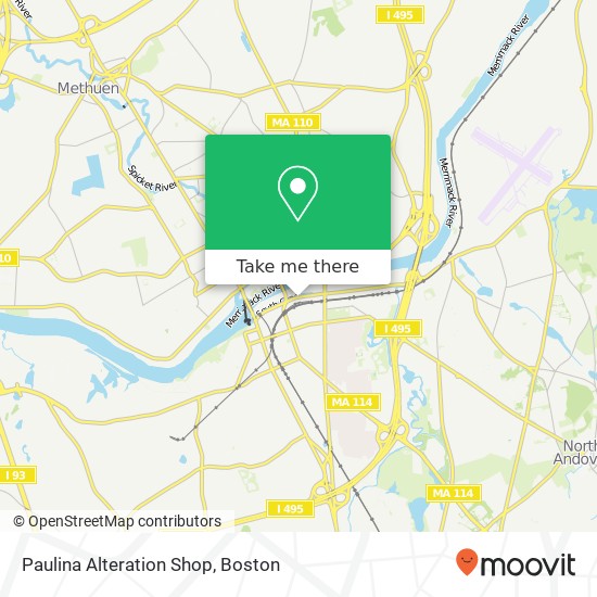 Paulina Alteration Shop map
