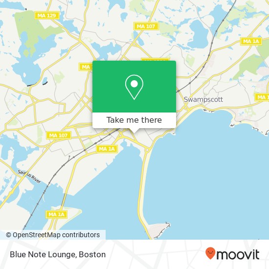 Mapa de Blue Note Lounge