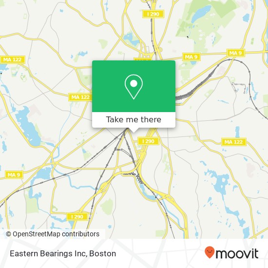 Mapa de Eastern Bearings Inc