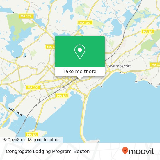 Mapa de Congregate Lodging Program