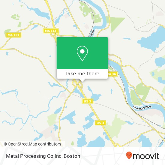 Mapa de Metal Processing Co Inc