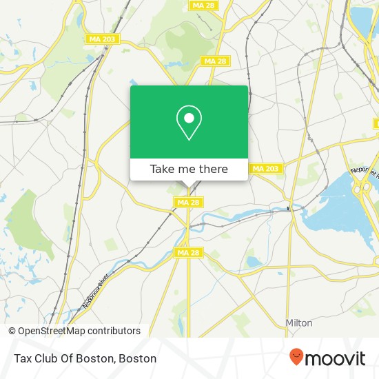 Tax Club Of Boston map