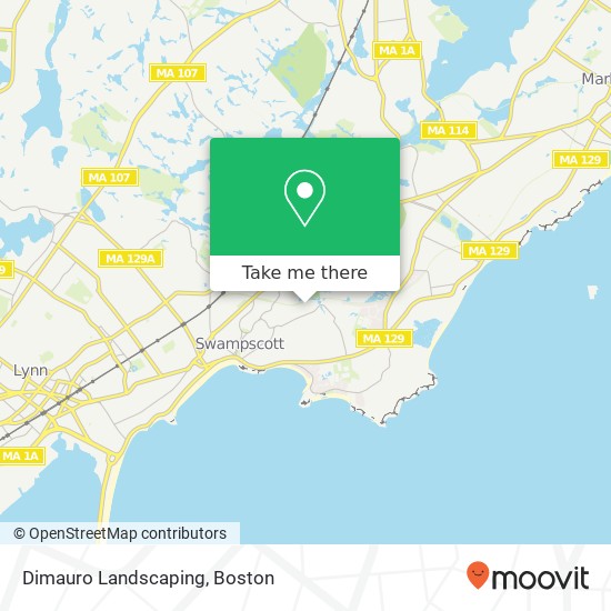 Dimauro Landscaping map